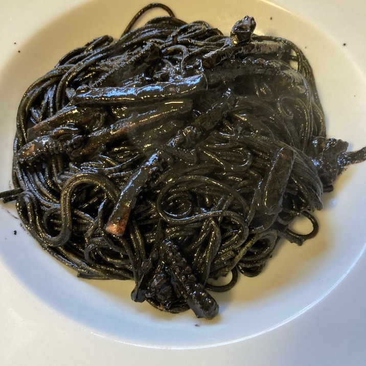 うちの麺 干しスルメイカを使ったイカ墨スパゲティ レシピ 作り方 By おいしんぼ 楽天レシピ うちの麺 干しスルメイカを使ったイカ墨スパゲティ レシピ 作り方 By おいしんぼ 楽天レシピ